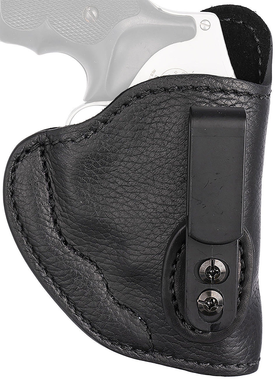 1791 Gunleather UCH2NSBR Ultra Custom IWB Size 02 Night Sky Black Leather Belt Clip Holster – S&W J-Frame, Ruger LCR, Right Hand