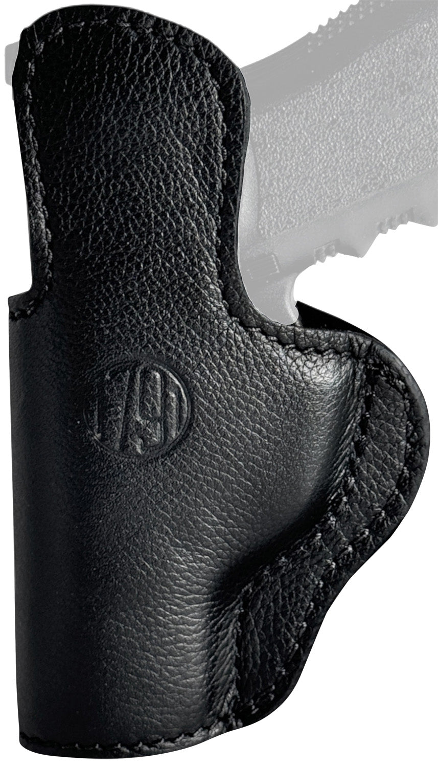 1791 Gunleather UCH4NSBR Ultra Custom IWB Size 04 Leather Belt Clip Night Sky Black - Glock 17/Sig P228 Right Hand
