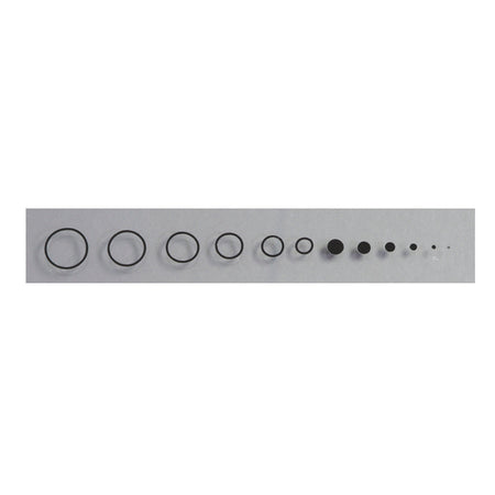 Specialty Archery Black Circle and Dot Aiming Decals, For Target Scope Lenses, Includes Install Template