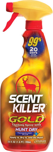 WRC 4-Pack Scent Elimination Gold Spray 24oz