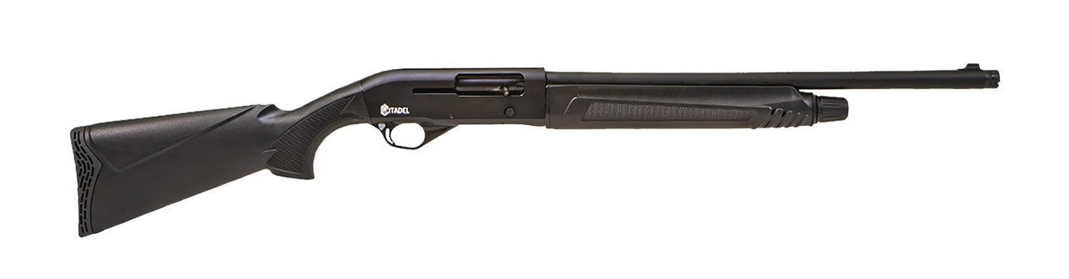 Citadel FWH12201 Bosshog 12 Gauge 4+1 3" 20" Barrel, Black Metal Finish, Fixed Black Synthetic Stock, Includes Three Choke Tubes