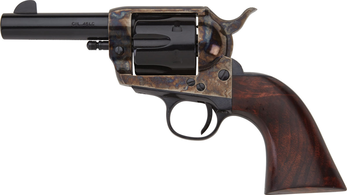 Pietta 1873 GWII Sheriff .45 Colt 6-Shot 3.5in Revolver, Case Hardened Frame, Walnut Grip