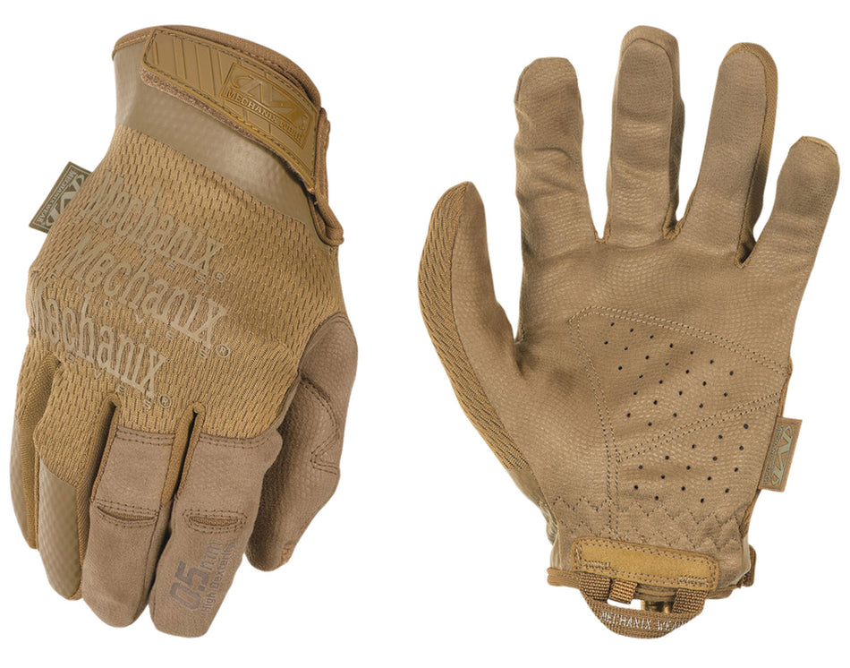 Mechanix Wear Specialty 0.5 High-Dexterity Coyote Suede Gloves Large