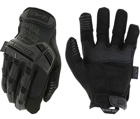 Mechanix Wear M-Pact Covert Black Synthetic Leather Armortex Gloves Medium