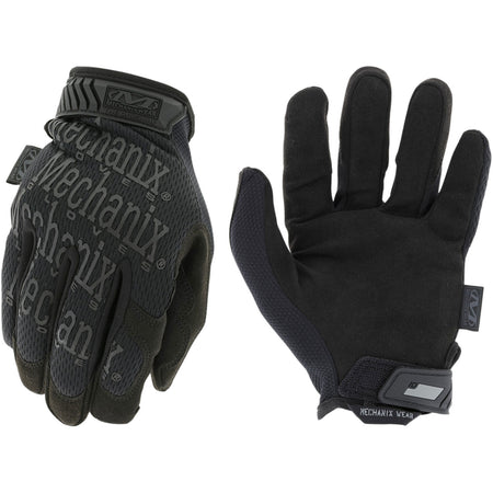Mechanix Wear Original Covert Black Synthetic Leather Gloves Large (MG55010)