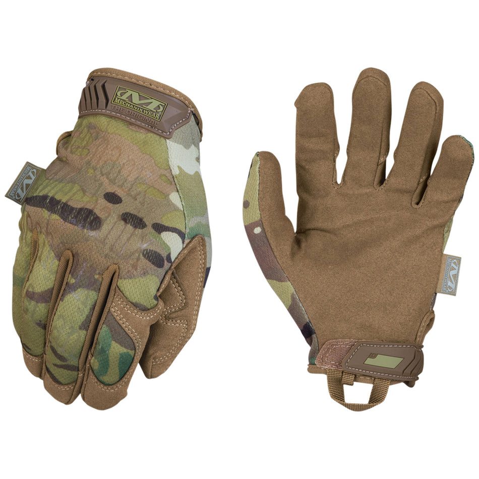 Mechanix Wear Original MultiCam 2XL Synthetic Leather Tactical Gloves with Velcro Closure