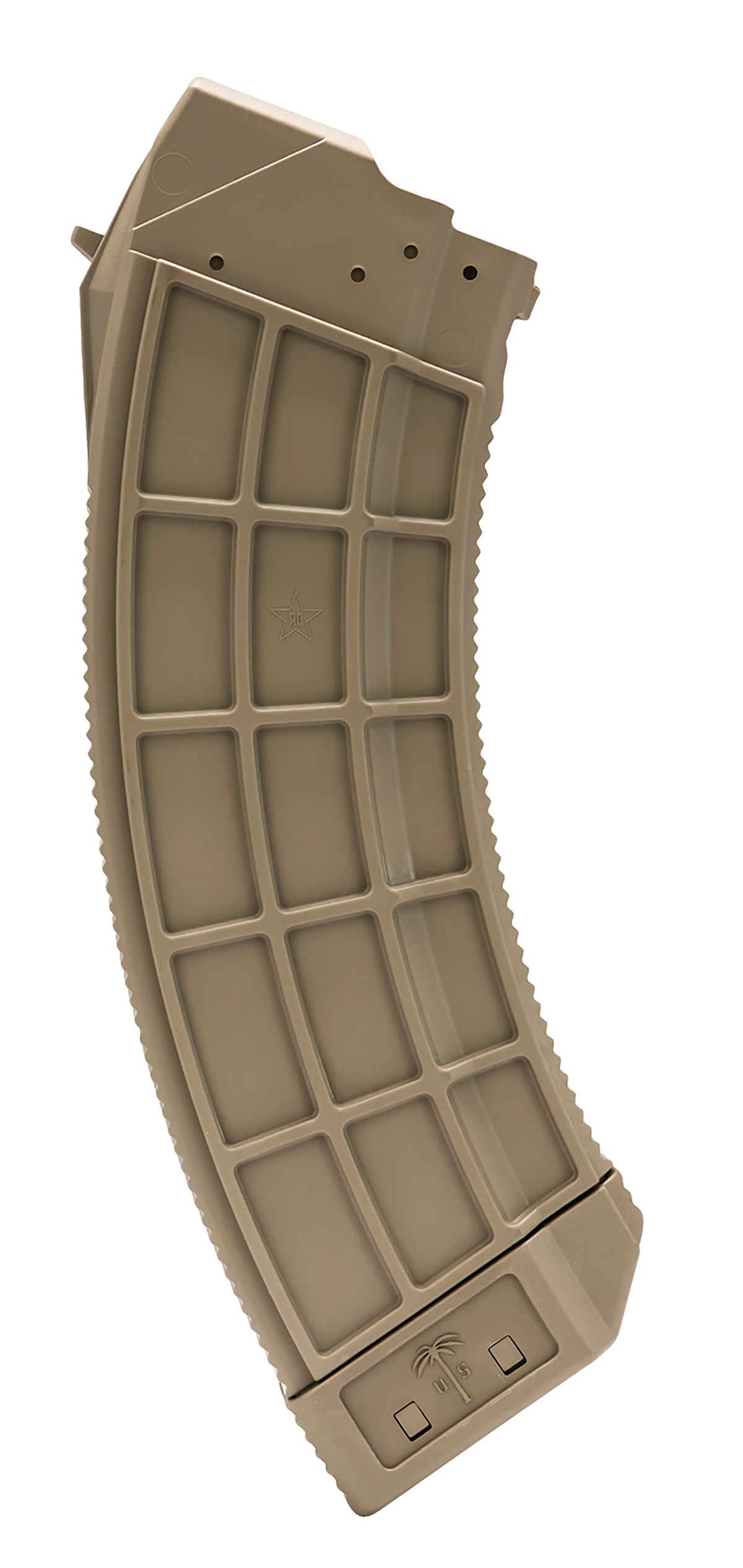 US Palm MA944A AK-47 30rd Magazine 7.62x39mm FDE Polymer