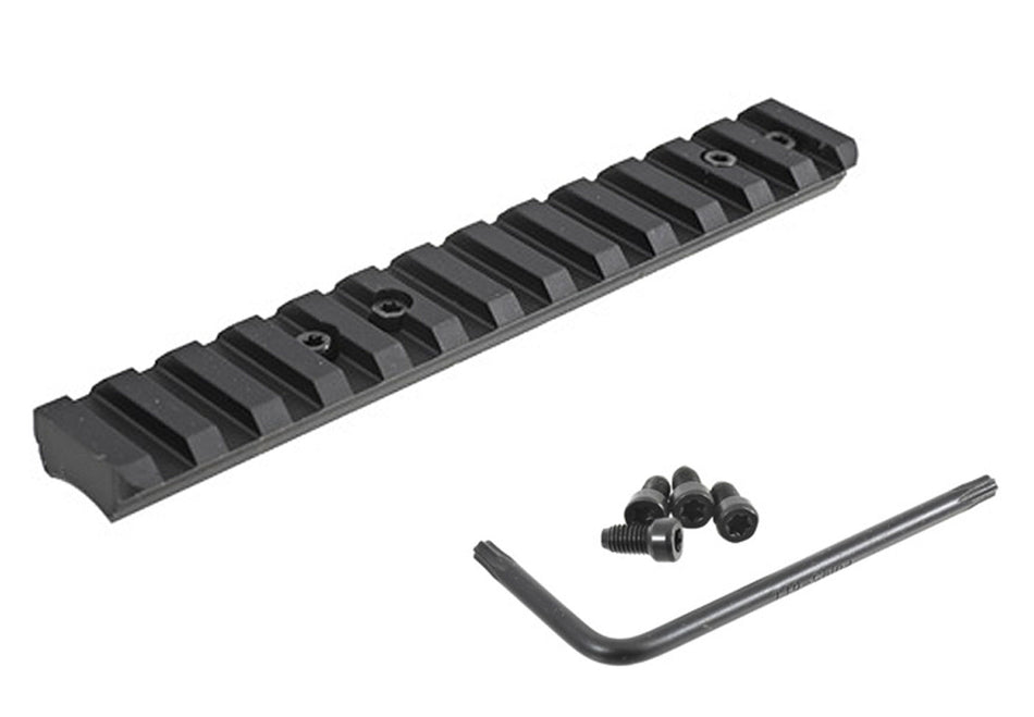 Ruger American Rimfire 0 MOA Picatinny Scope Base Rail Black Aluminum