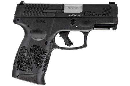 Taurus 1G3C931 G3C Compact 9mm Luger Pistol - 12+1 Capacity, 3.26" Stainless Barrel, Black Polymer Frame