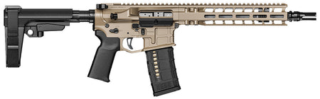 Radian Weapons R0514 Model 1 Pistol .223 Wylde 30+1, 10.5" FDE Billet Receiver, M-Lok Handguard
