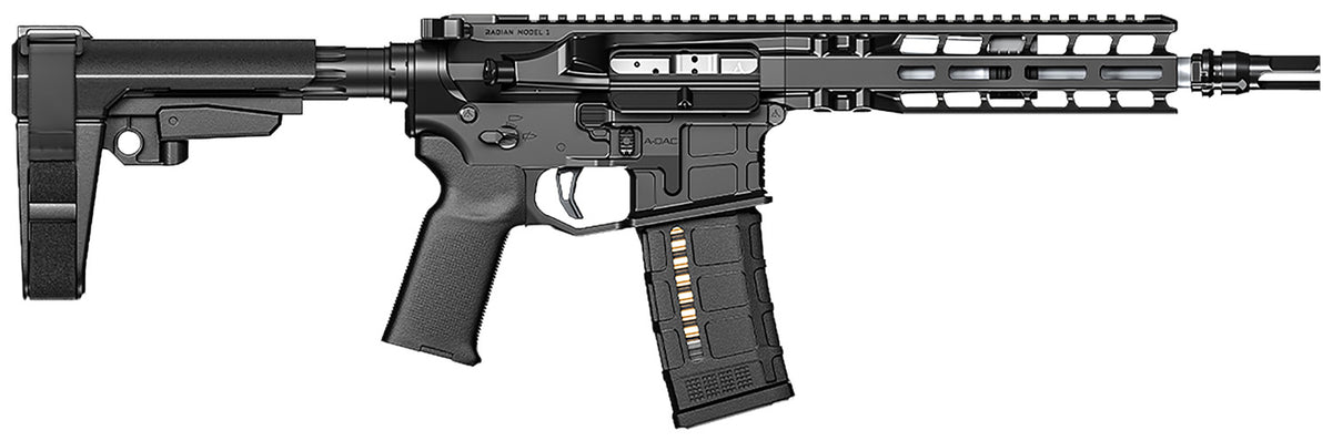 Radian Weapons R0052 Model 1 AR-Pistol, .300 Blackout, 9in Barrel, 30+1, Black, M-LOK Handguard