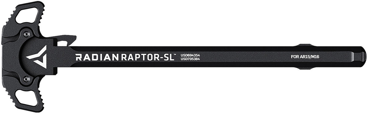 Radian Raptor SL Slim Line Ambidextrous Charging Handle Black AR-15/M16 Platform