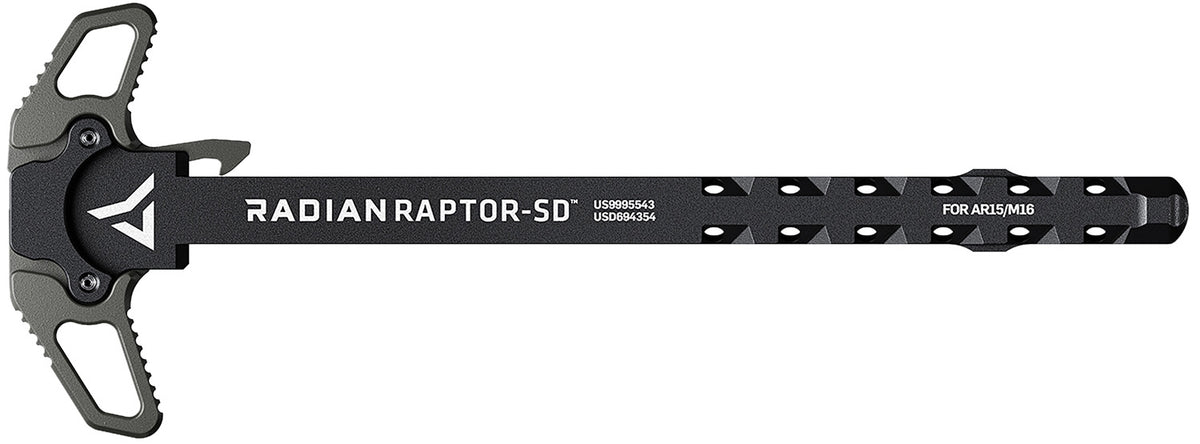 Radian Raptor SD Radian Gray Suppressor-Optimized Ambi Charging Handle AR-15/M16
