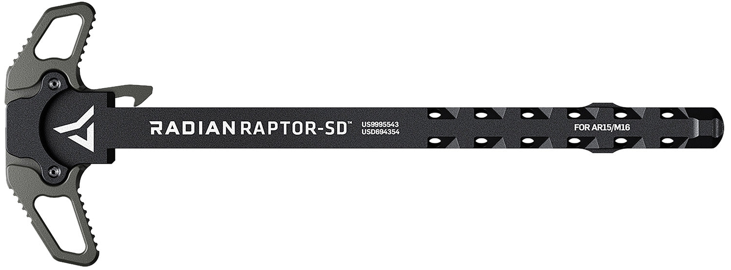 Radian Raptor SD Radian Gray Suppressor-Optimized Ambi Charging Handle AR-15/M16