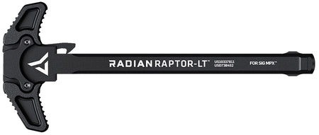 Radian Raptor LT Black Ambidextrous Charging Handle Compatible with SIG MPX