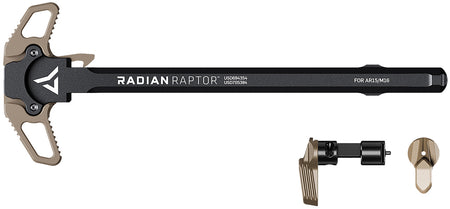 Radian Raptor Charging Handle with Talon Safety 45/90 FDE Ambi Controls AR-15/M16