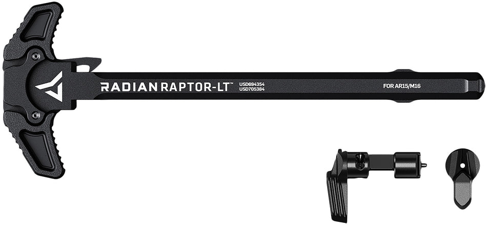 Radian Raptor LT Ambi Charging Handle with Talon Safety 45/90 Black AR-15/M16