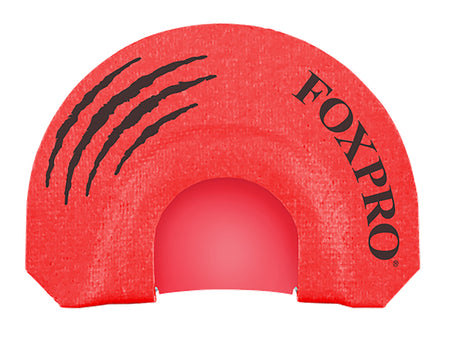 FOXPRO Top Gun Split-Cut Three Reed Coyote Mouth Call, Red