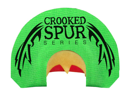 Foxpro Crooked Spur Back Wing Mouth Call - Triple Reed Turkey Diaphragm, Green