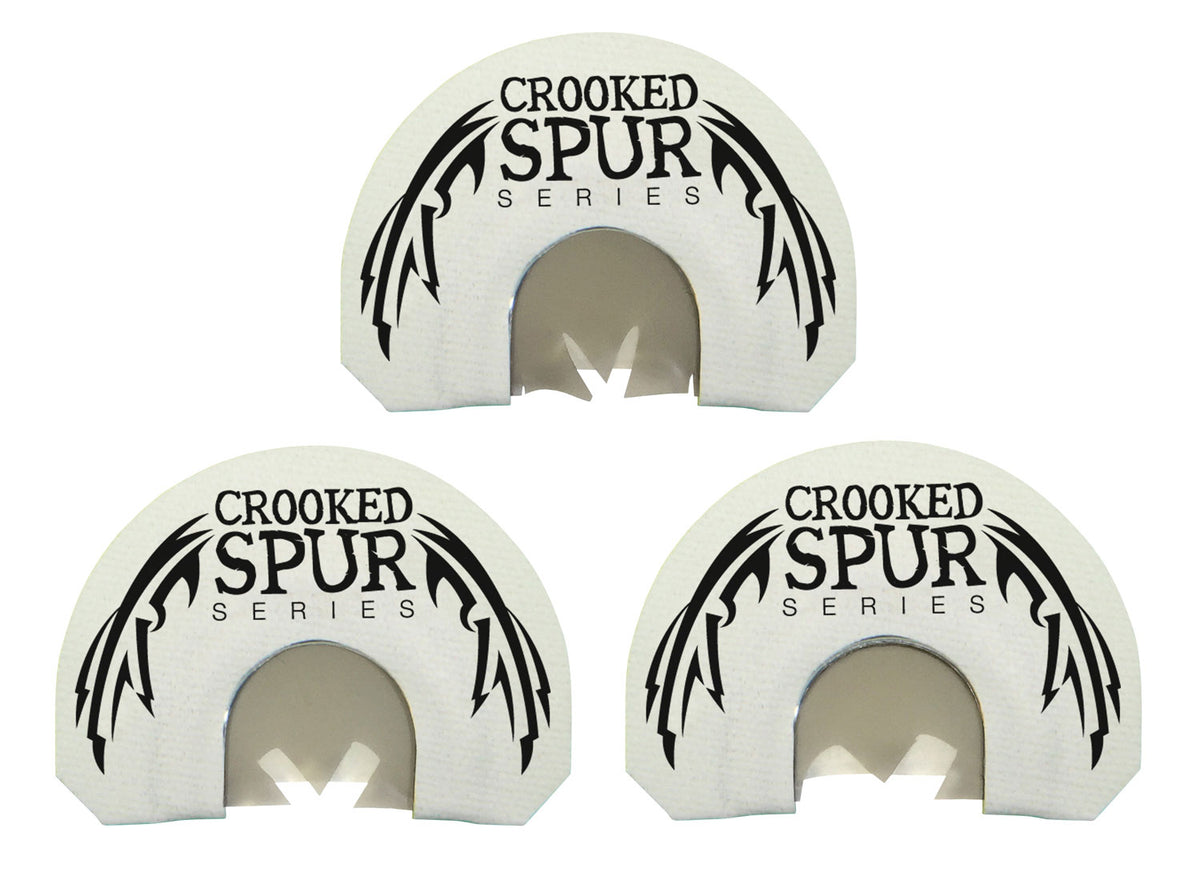 Foxpro Ghost Spur Combo Mouth Call - Triple Reed Turkey Diaphragm, Crooked Spur Series