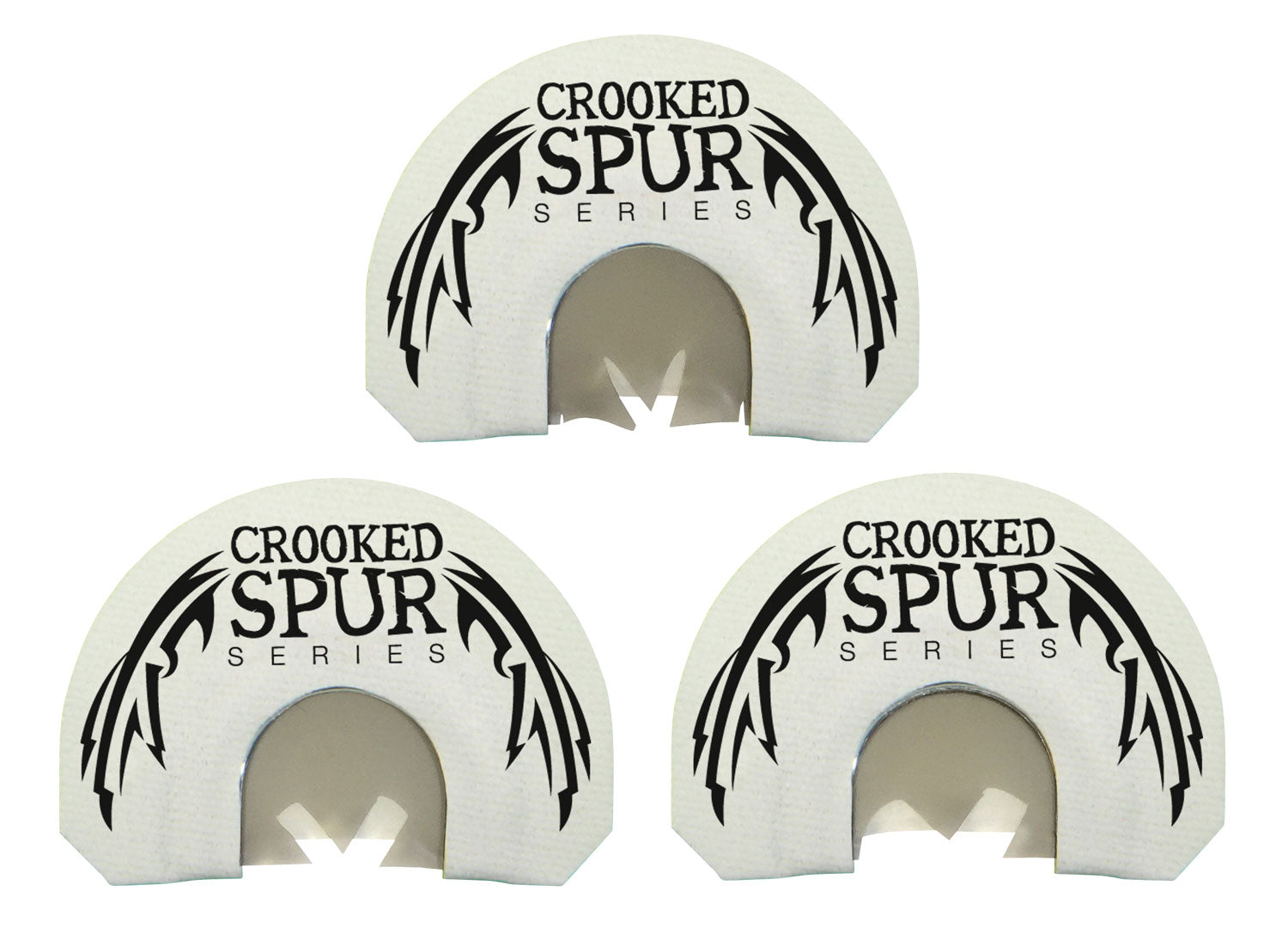 Foxpro Ghost Spur Combo Mouth Call - Triple Reed Turkey Diaphragm, Crooked Spur Series