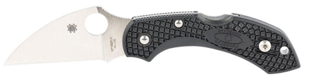 Spyderco C28FPWCBK2 Dragonfly 2 LW Wharncliffe 2.28" Plain VG-10 SS Blade Black Bi-Directional Texture FRN Handle