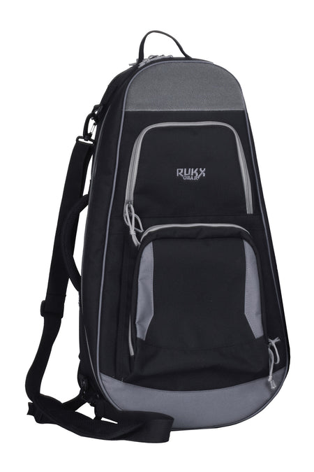 Rukx Gear Discrete AR-Pistol Bag Black 600D Polyester with Mag Holders Adjustable Straps