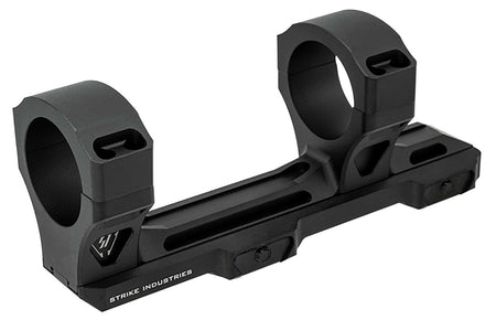 Strike Industries Adjustable Scope Mount Ring Combo STRIKEASM Black Anodized Picatinny Rail