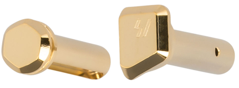 Strike Industries AREPTPGC Extended Takedown/Pivot Pin Set Gold Steel AR-Platform