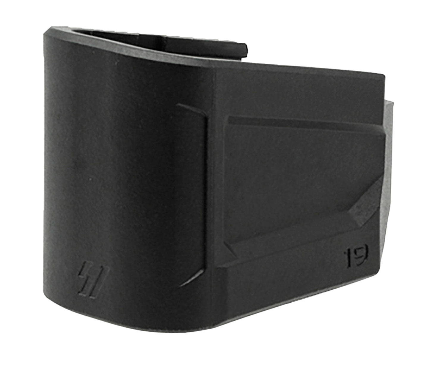 Strike Industries Glock 19 Extended Magazine Plate +5rd 9mm Luger Black Polymer