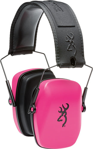 Browning Buckmark III Pink Folding Ear Muffs NRR 27dB