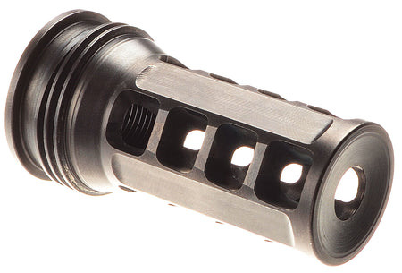 Huxwrx OSS QD ELR 338 Muzzle Brake & Suppressor Mount Black 5/8-24