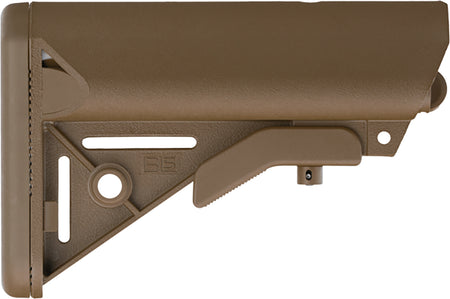 B5 Systems Enhanced SOPMOD Stock Coyote Brown AR-Platform Mil-Spec Tube