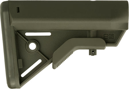 B5 Systems Bravo OD Green Synthetic Buttstock for AR Mil-Spec Extension