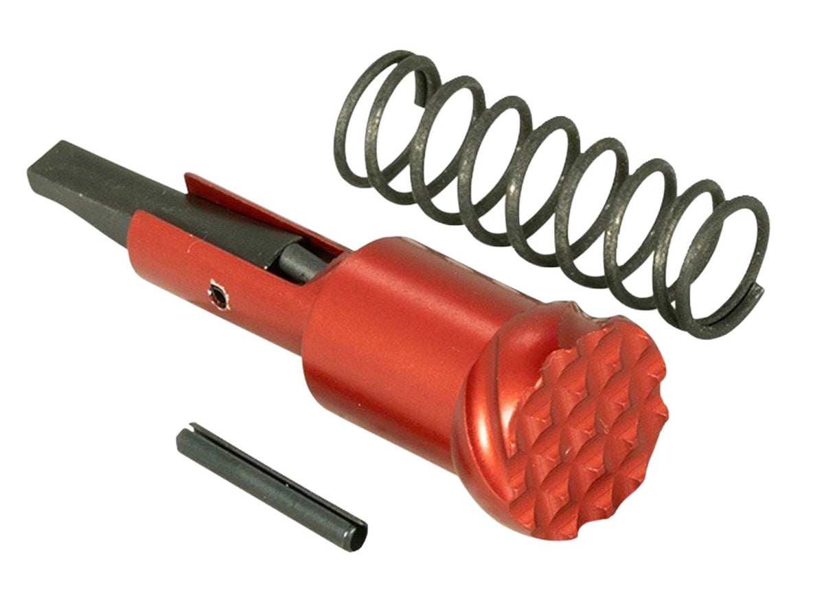 Timber Creek Outdoors AR-15/AR-10 Forward Assist Drop-In Replacement Red Anodized Aluminum