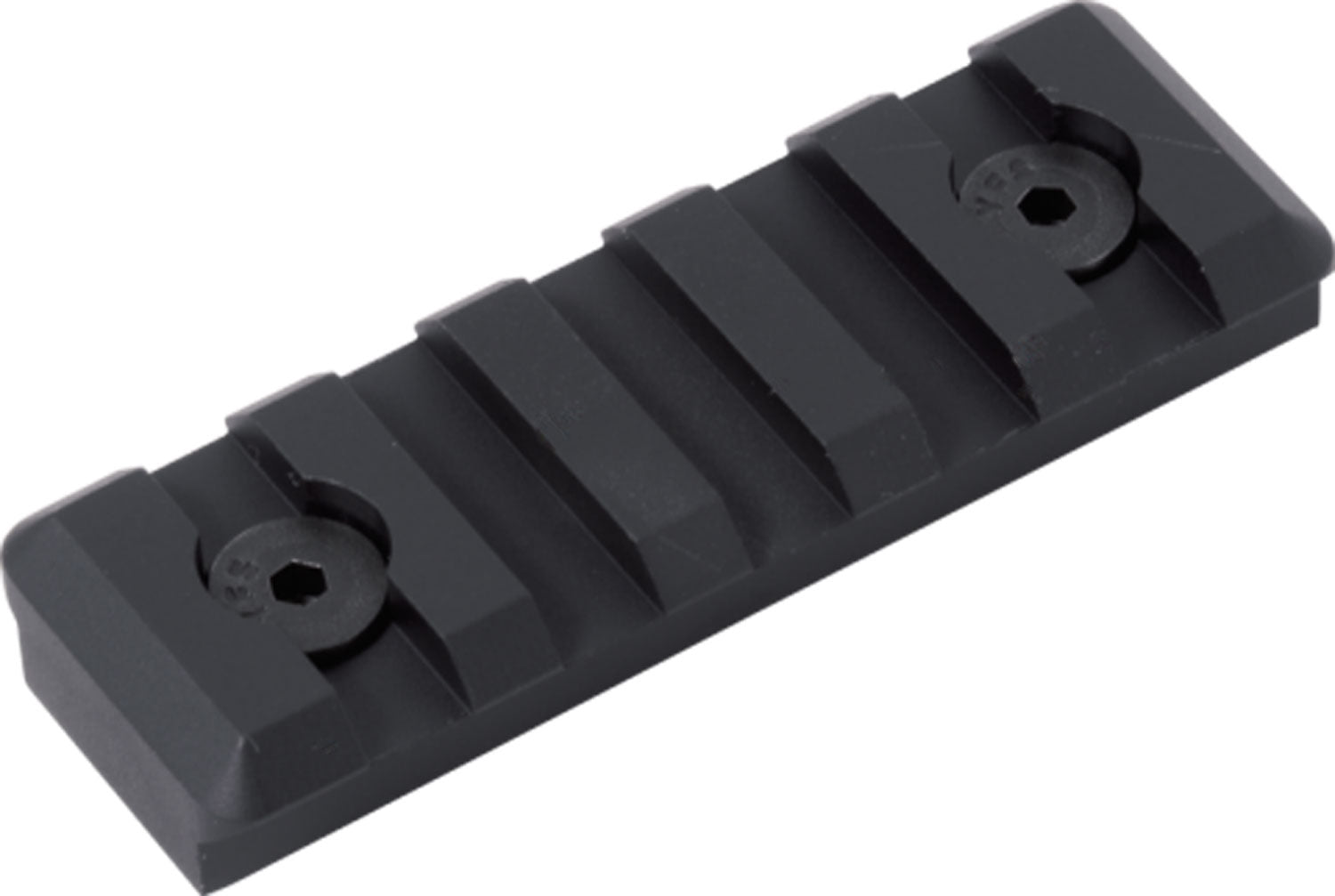 Timber Creek Outdoors M-LOK Compatible 5 Slot Picatinny Rail Black Anodized Billet Aluminum