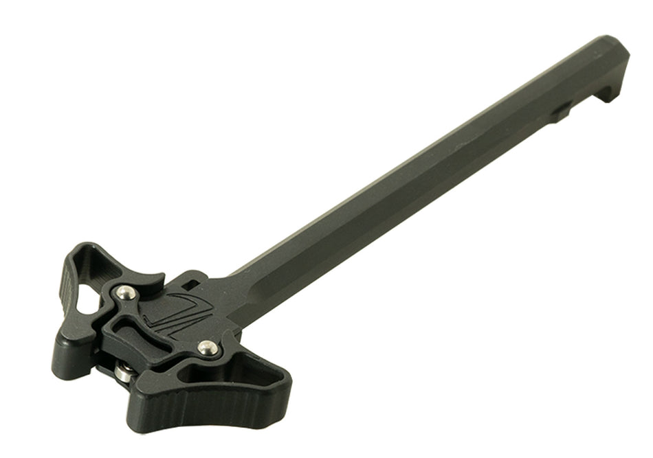 Timber Creek Outdoors EMAMBICHBL Enforcer Mini Ambi Charging Handle AR Black Hardcoat Anodized Aluminum