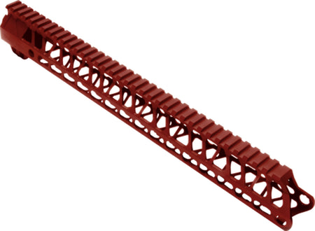 Timber Creek Outdoors ME15HGR AR-15 Enforcer 15" M-LOK Handguard Red Anodized Aluminum