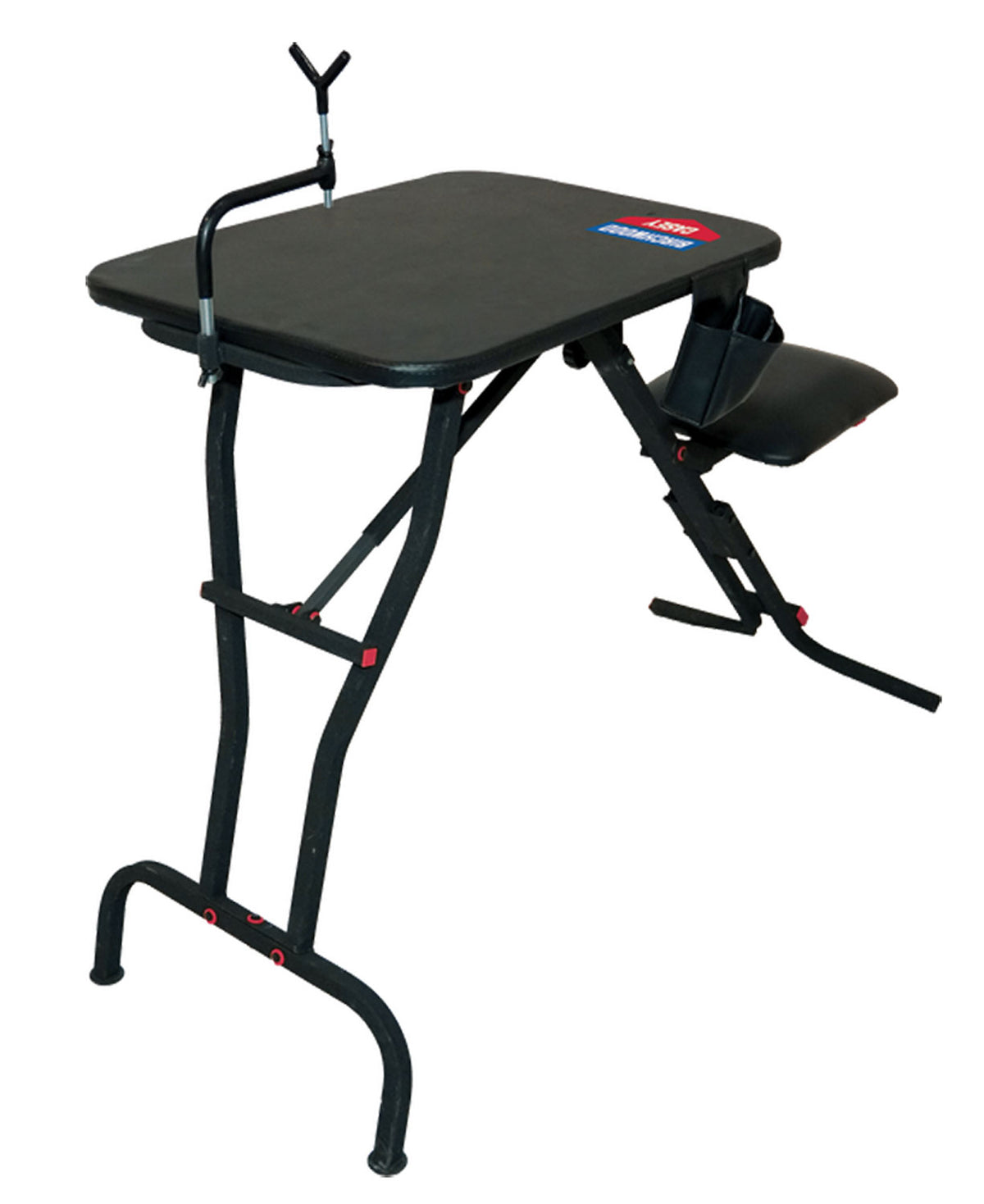 Birchwood Casey MSB100 Black Steel Ultra Steady Bench with Folding Seat