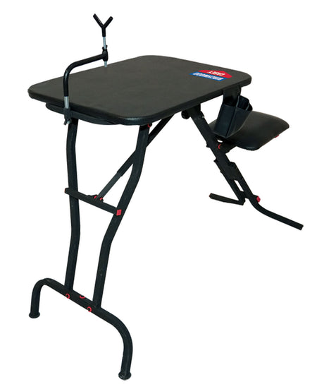 Birchwood Casey MSB100 Black Steel Ultra Steady Bench with Folding Seat