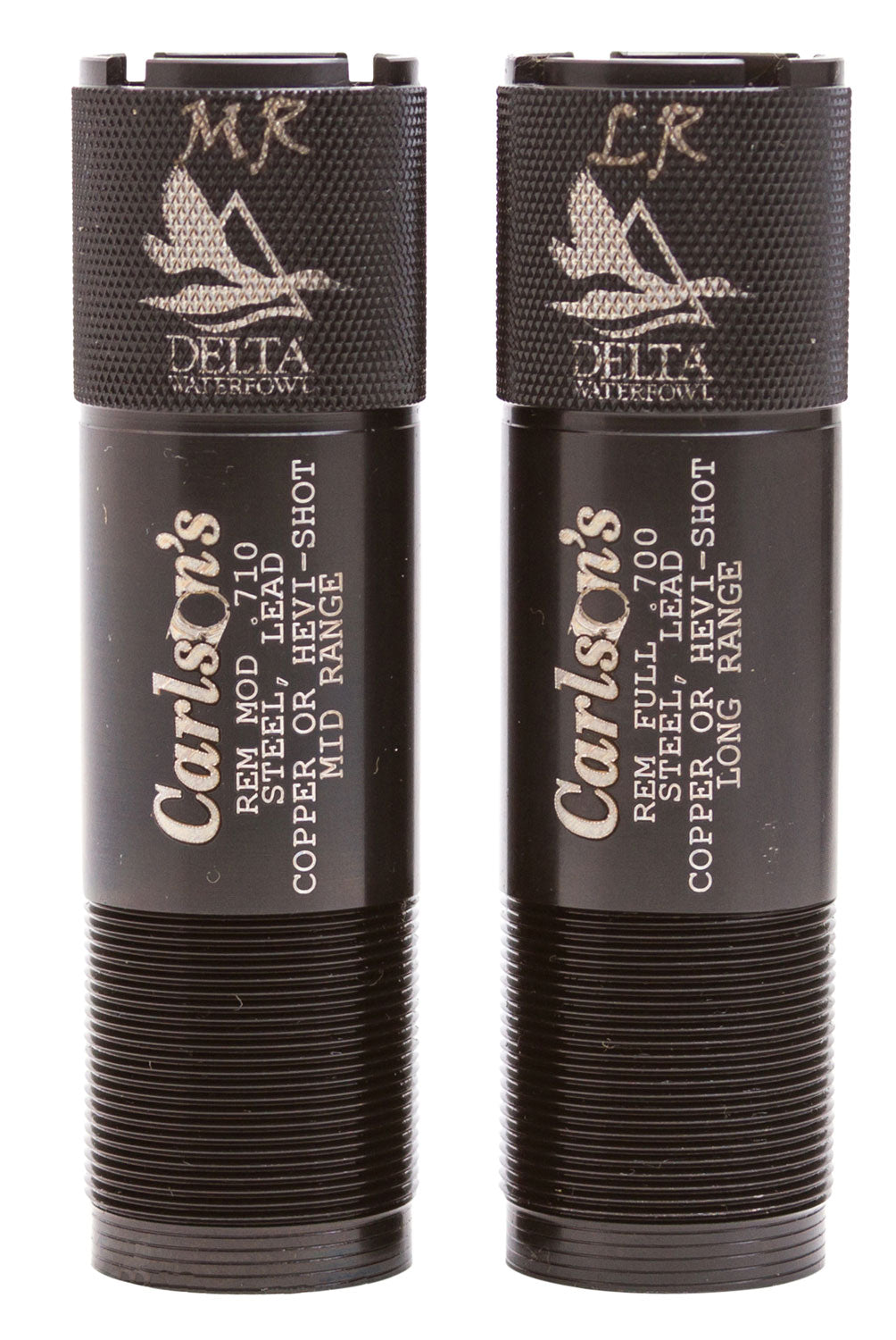 Carlson's 07260 Delta Waterfowl Remington Rem Choke 12 Gauge Mid/Long Range Knurled 17-4 SS Choke Tube