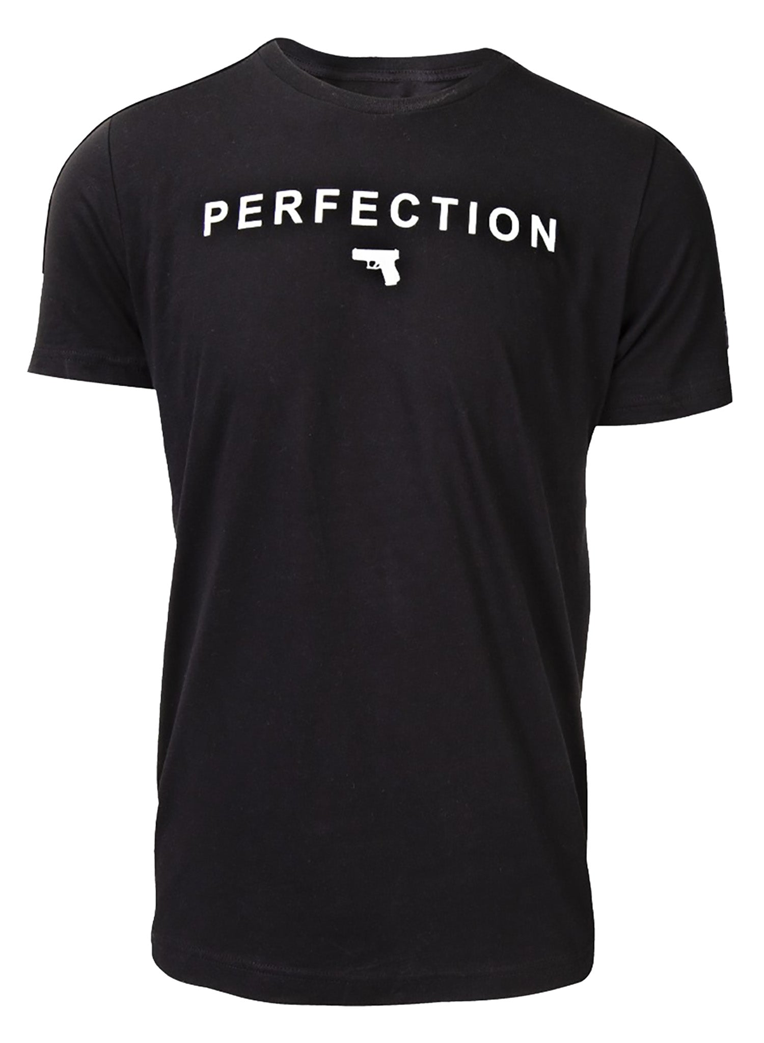 Glock AA75127 Perfection Pistol Tee Black Cotton Short Sleeve Size XL