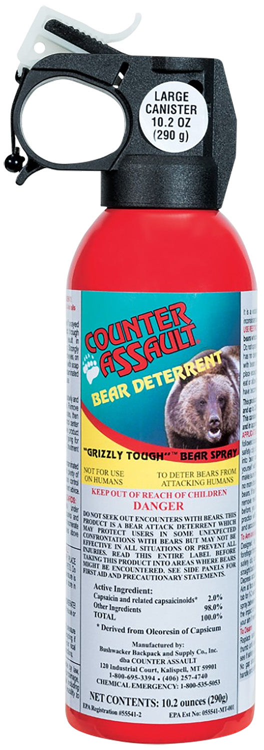 Counter Assault 15067027 Bear Deterrent Magnum Pack 8.1 oz and 10.2 oz Includes 2 Belt Holsters