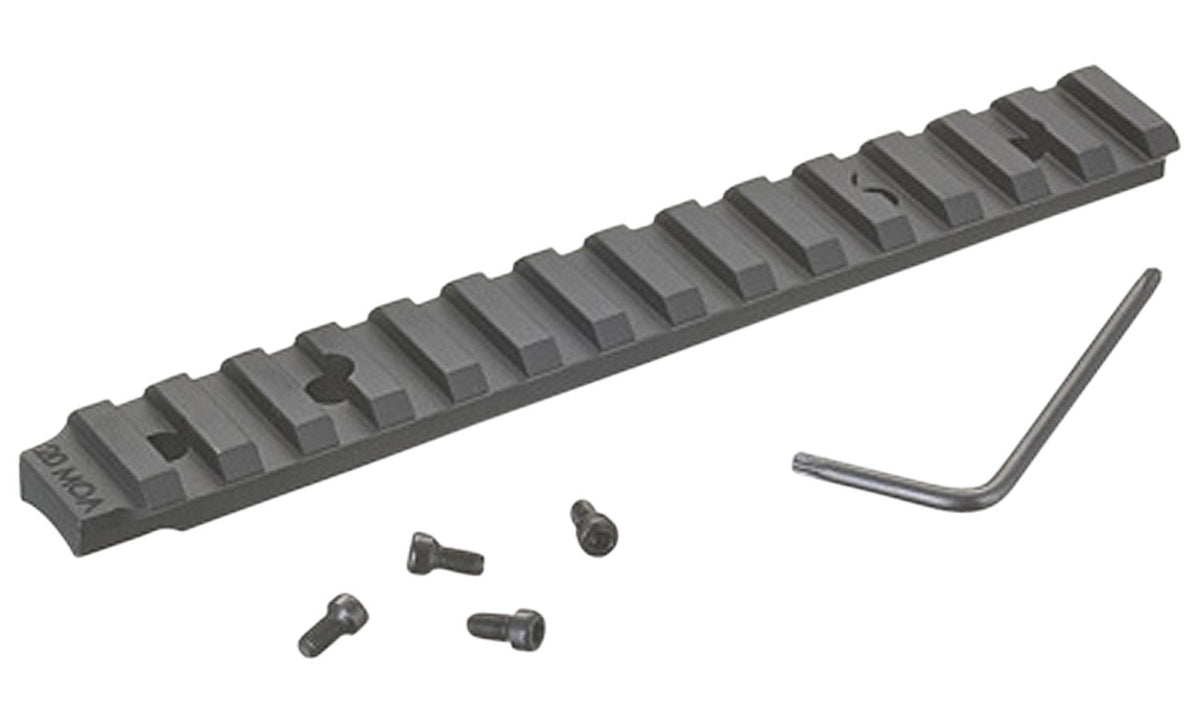 Ruger American Rifle Short Action 20 MOA Picatinny Scope Base Rail Black Aluminum
