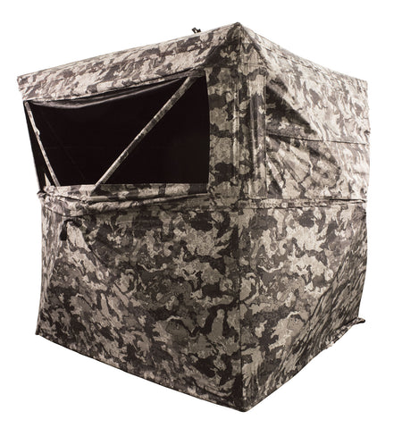 HME HMEGRDBLND3CVD 3-Person Executioner Ground Blind Cervidae Camo 150D