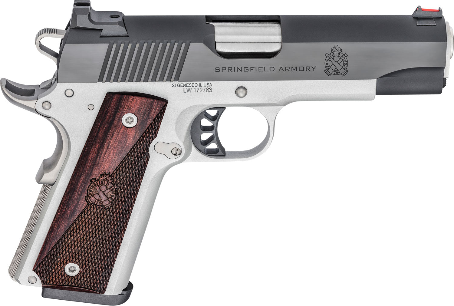 Springfield Armory PX9118L 1911 Ronin .45 ACP Pistol, 8+1 Capacity, 4.25" Stainless Match Barrel, Cerakote Frame with Beavertail