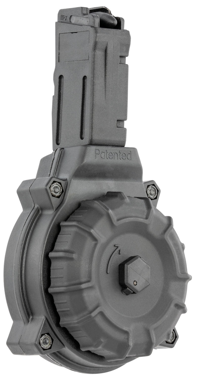 ProMag DRMA21 Standard 50-Round Drum 9mm Luger Compatible with Sig Sauer MPX Black Polymer
