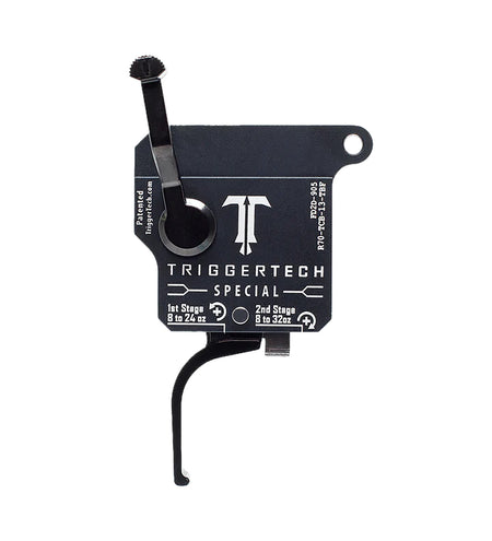 TriggerTech R70TCB13TBF Rem 700 Special Two-Stage Flat Trigger, Right Hand 1-3.5 lb Black