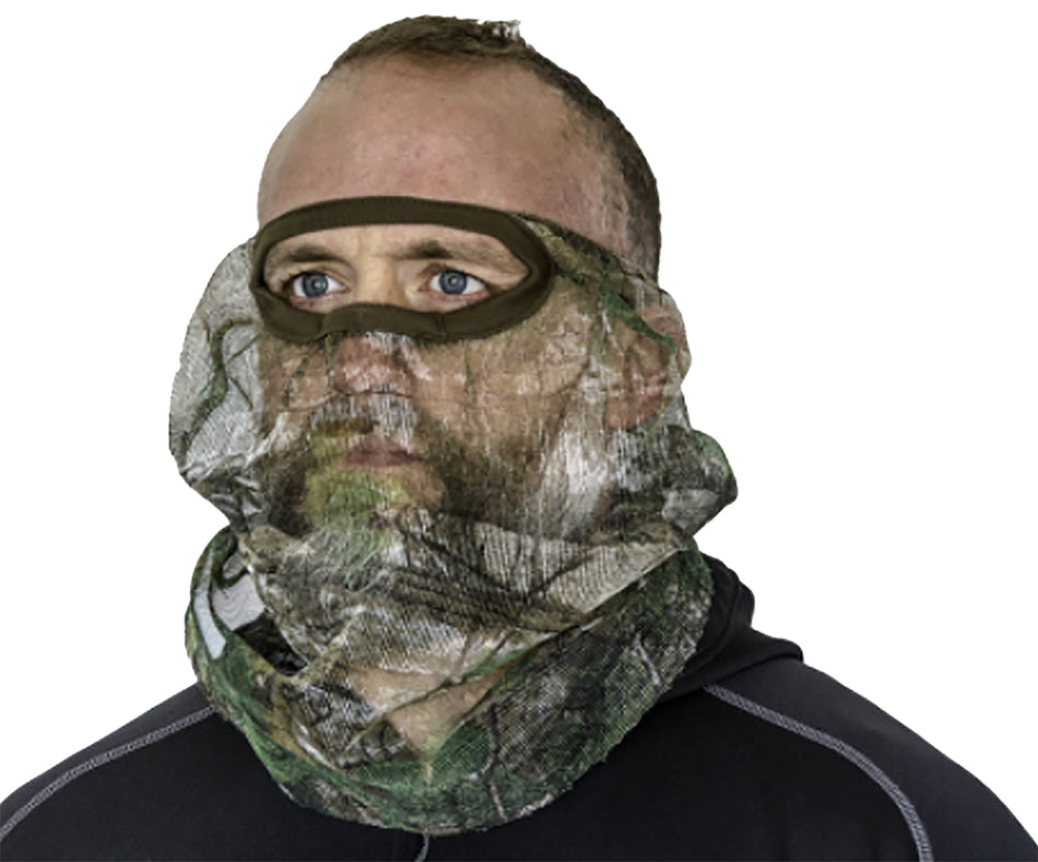 HS Strut 100121 Realtree Edge 3/4 Net Face Mask One Size