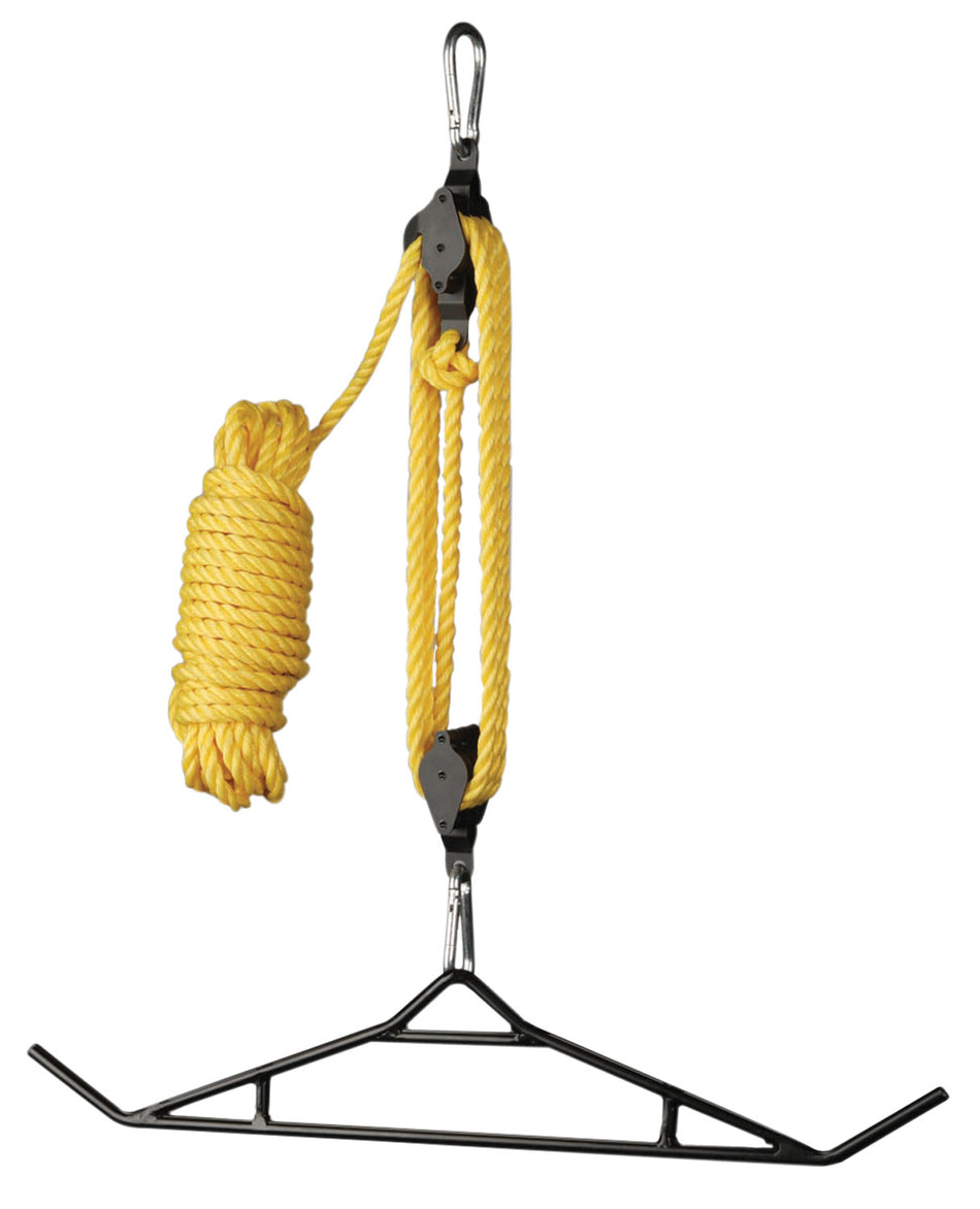Hunters Specialties 00648 6:1 Ratio Game Hoist System Black with Gambrel 1500 lb